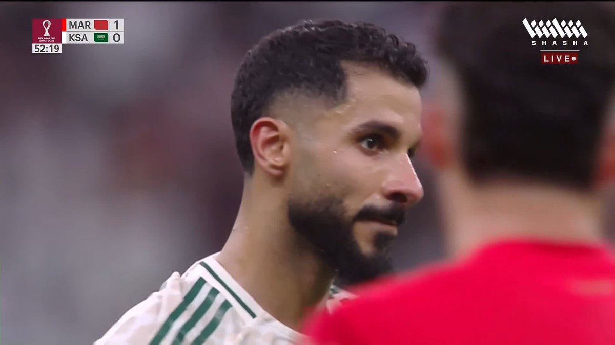 التعادل يضيع ⛔ صاروخية الشهري لاعب المنتخب السعودي تخطئ مرمى المغرب في #كأس_العرب_على_شاشا 🏆💫 شاهد الآن مجاناً وبدون تسجيل دخول 📺