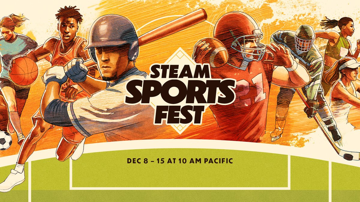 The last Steam Fest of the year is here - Sports Fest! We've got your classic golf, soccer, and tennis games... and we also have some less-thought-of sports like biathlons, motocross, climbing, and handball. Event ends December 15th.