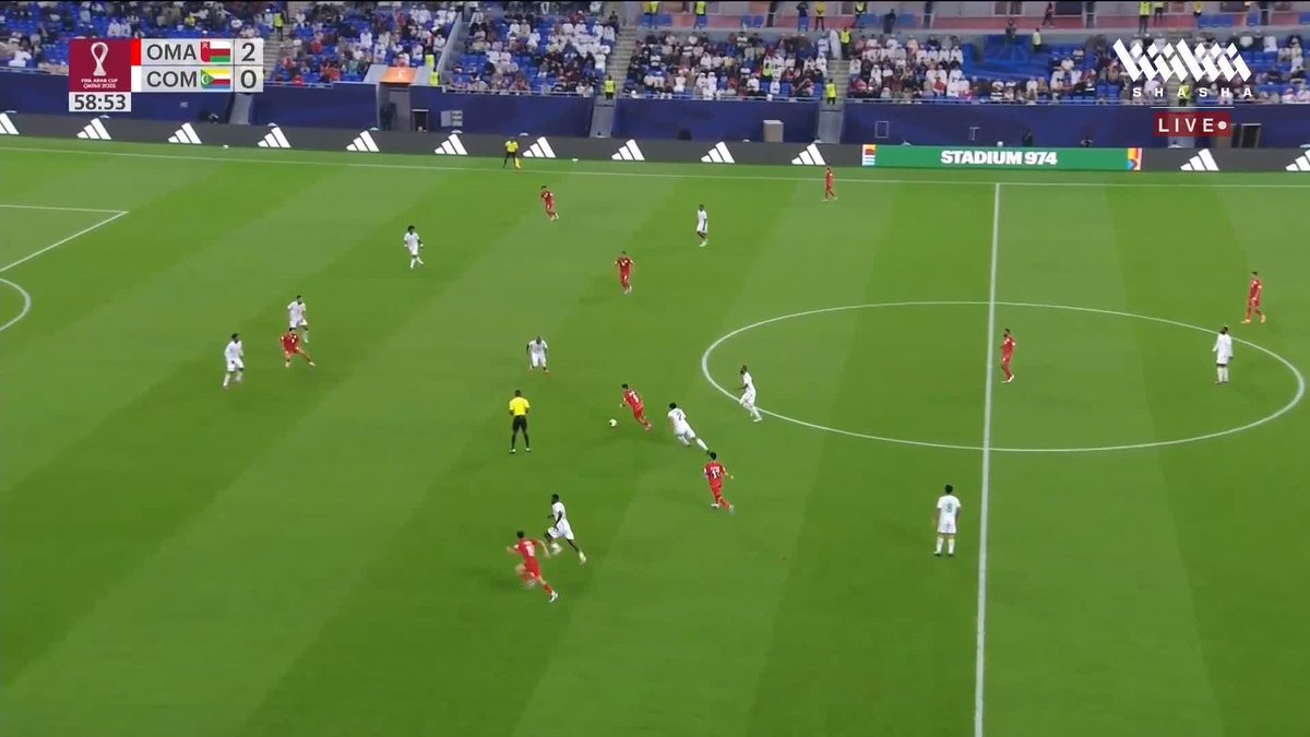 الأغبري يهدر الهدف الثالث للمنتخب العماني 🇴🇲👀 تابعوا المباراة وباقي المواجهات في #كأس_العرب_على_شاشا 🏆💫 شاهد الآن مجاناً وبدون تسجيل دخول 📺