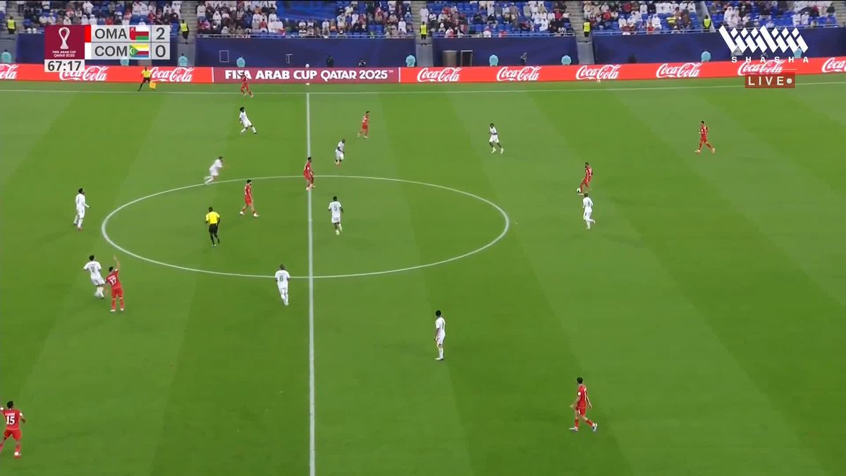 هدف العودة للمباراة 🔥 منتخب القمر يقلص الفارق أمام عمان عن طريق حميدو ⚽️