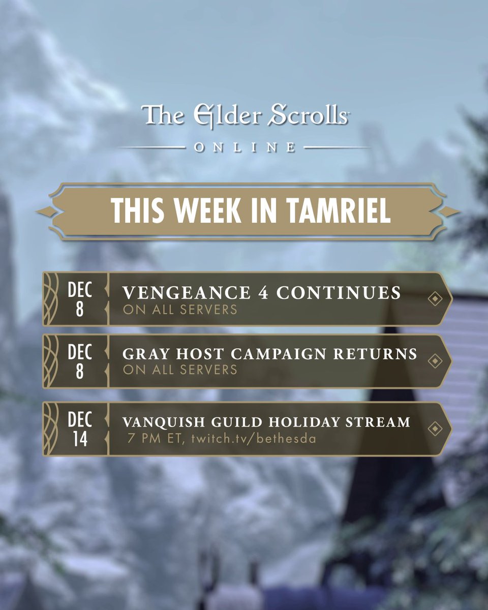 This week Gray Host will run alongside the Vengeance Campaign! Give both a try and let us know what you think. Make sure you're opted into our emails to receive a survey when the test concludes.