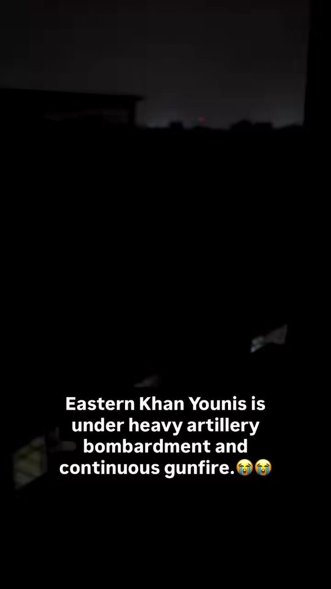 Heavy artillery shelling and continuous gunfire are shaking the center of Khan Younis. We are only a few kilometers away from the red zone, and fear and terror are pounding our hearts without mercy. Please… keep Rafif’s family in your prayers.