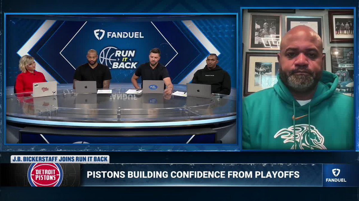 J.B. Bickerstaff says the current Pistons fit the history of Detroit Basketball 😤 "Going back to the Bad Boys... the Best 5 Alive... we got guys who like to get nasty... our guys aren't out here bluffing." Michelle Beadle | DeMarcus Cousins | Chandler Parsons | Lou Williams