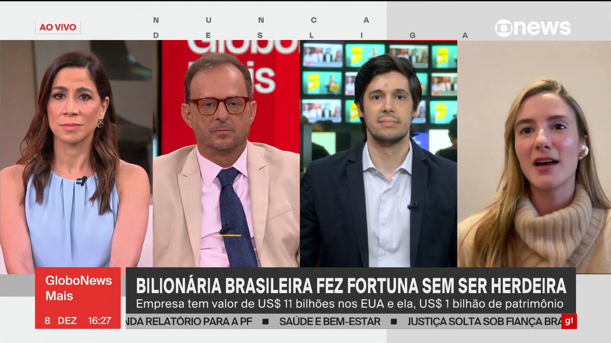 “Para ser sincera, acho que sim, e talvez essa não seja a resposta que muita gente queira ouvir”, diz a brasileira Luana Lopes Lara sobre se teria conseguido se tornar bilionária se não fosse de uma família de classe média, mesmo sem ser herdeira. “Mas não é ‘self-made’, porque eu realmente tive ajuda de muita gente, de investidores, da minha família. (...) Chegar aonde eu cheguei é literalmente por isso que capitalismo e meritocracia funcionam.” ➡ Assista ao #GloboNewsMais: #GloboNews
