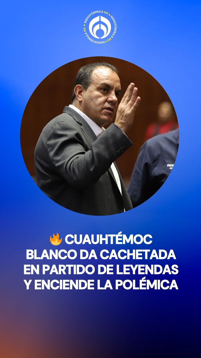 Cuauhtémoc Blanco siendo Cuauhtémoc Blanco “Yo no lo toqué”, dijo Durante el partido de leyendas América vs. Chivas, le soltó un golpe al portero de Chivas La violencia de Blanco no es nueva en partidos, como tampoco en la política y en su vida privada