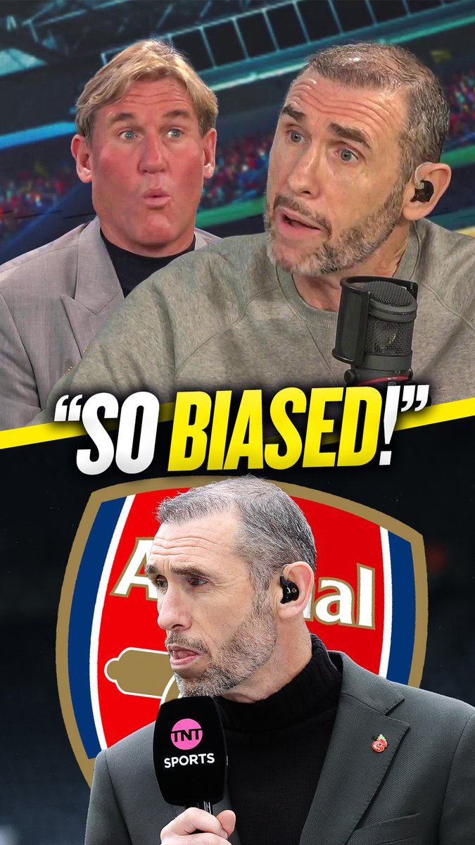 ⚖️ Keown: "I try to be balanced! I don't like Gary Neville being a cheerleader!" 🤦♂️ Jordan: "Martin, some of the old f***y you've come out with is so biased!" Martin Keown denied he is biased towards #AFC while on punditry duty... but Simon Jordan was having none of it! 🤣