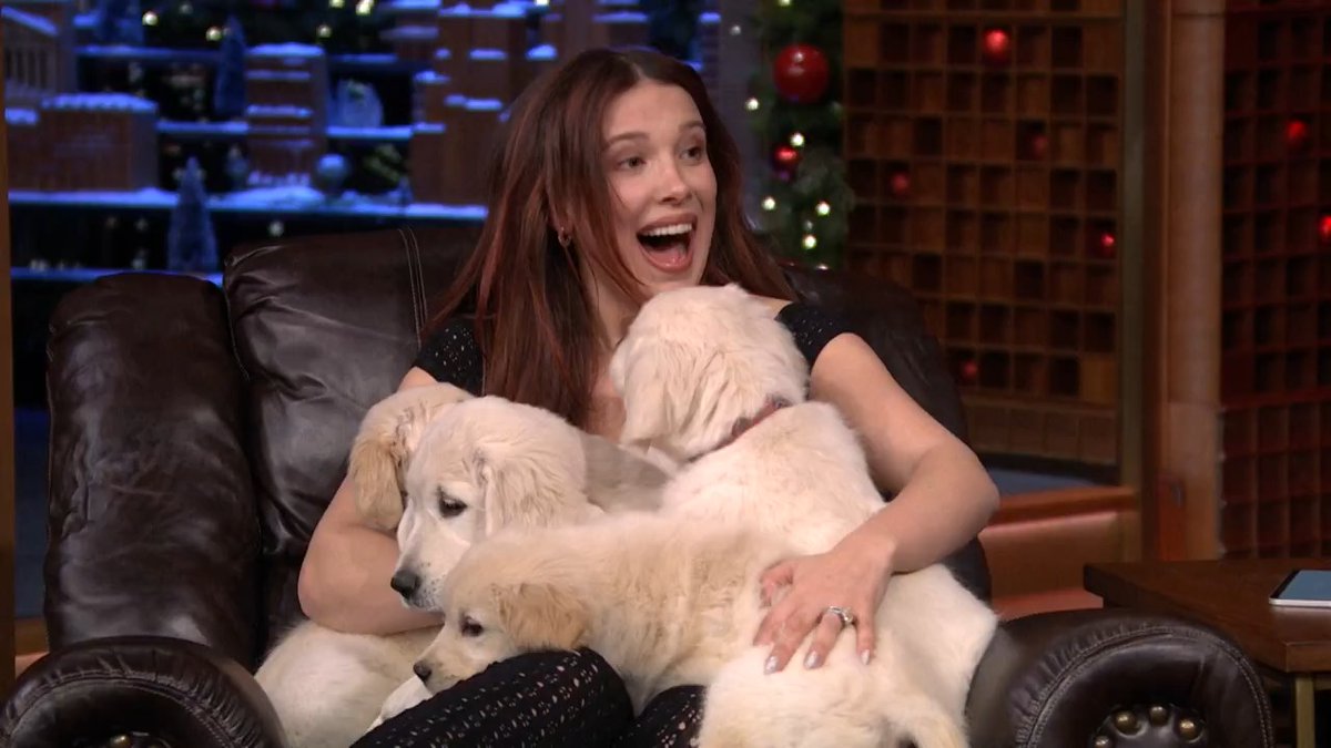 Pup Quiz w/ Millie Bobby Brown 🐾 #FallonTonight #StrangerThingsOnFallon