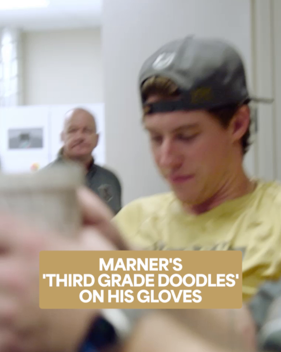No third grade doodles? Go behind the scenes with the Vegas Golden Knights' equipment staff! ⚔️