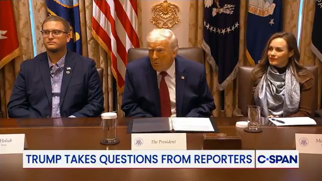 .Rachel Scott: "Are you committed to releasing the full video? Pres. Trump: "Didn't I just tell you that. You are the most obnoxious reporter in the whole place. You are an obnoxious, actually a terrible reporter...I told you whatever Pete Hegseth wants to do is okay with me."