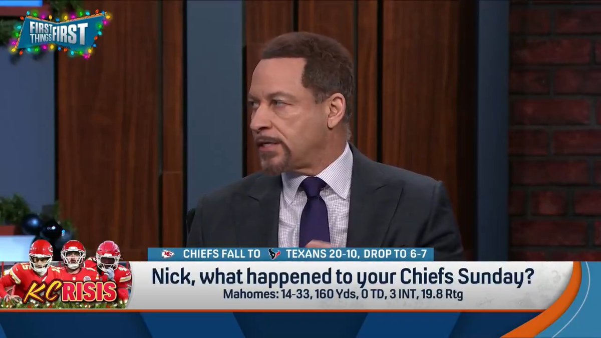 “They lost to a better team yesterday... C.J. Stroud outplayed Mahomes.” Chris Broussard says the architects of the Chiefs dynasty let KC down last night: