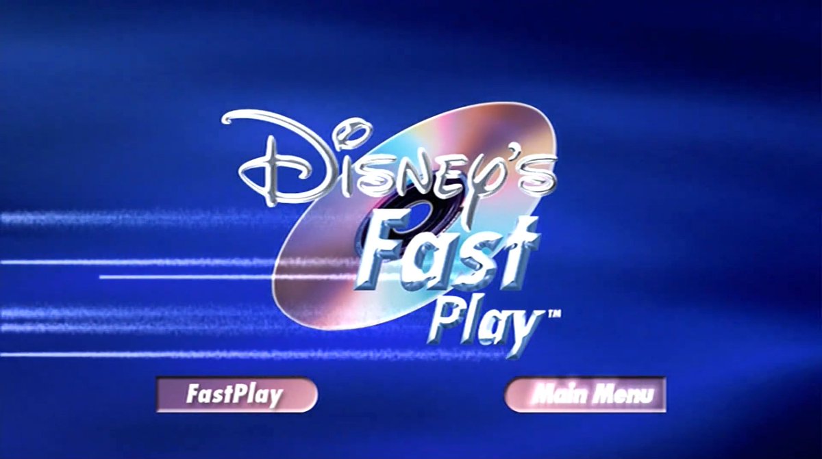 "This Disney DVD is enhanced with-" *desperately searches for remote*