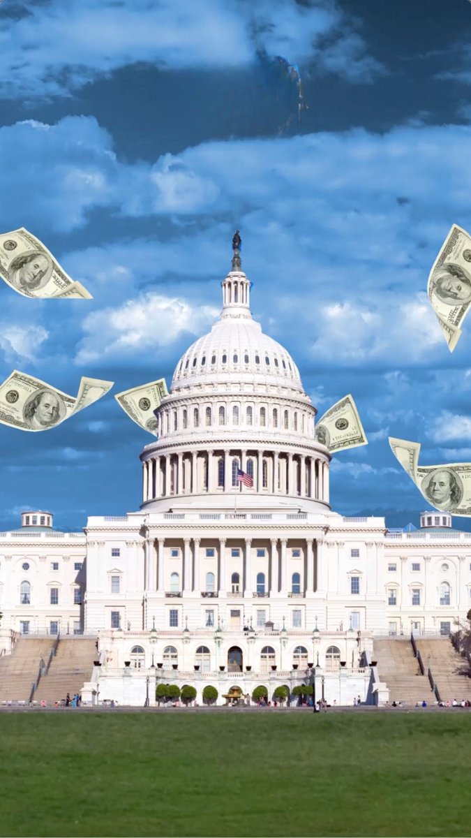 Ever since 2010, Social Security has had to pay out more in benefits than it’s taken in. And by 2033, it will no longer have enough money to pay Americans what they’ve been promised. 🧵 1/2