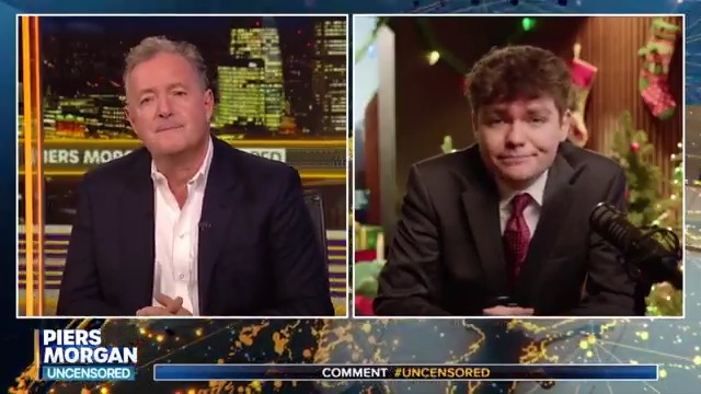 'I didn't like him at all, but honest to God, I was devastated.' Nick Fuentes discusses how Charlie Kirk's death affected him, telling Piers Morgan he's upped his own security. Watch more👇 📺 Piers Morgan | Nicholas J. Fuentes