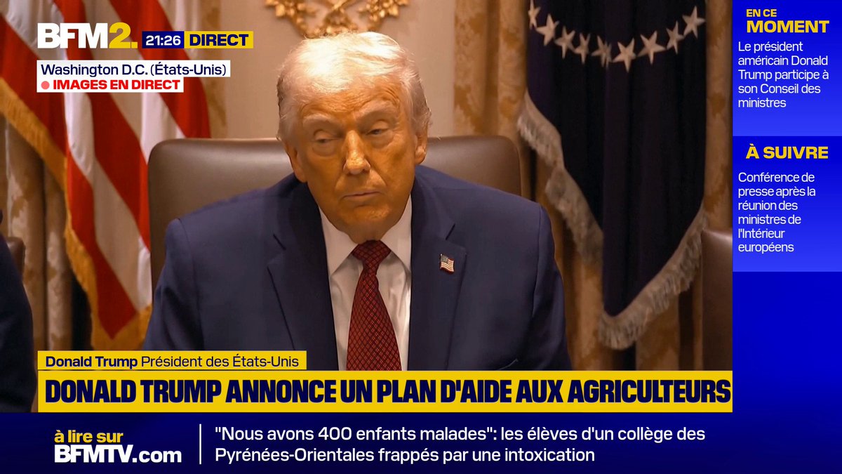 💬 "Whoa, c'est un sale coup...Elon [Musk] ne m'a pas appelé pour demander de l'aide à ce sujet" Donald Trump estime que l'Europe "prend certaines mauvaises directions", après une lourde amende contre la plateforme X #BFM2