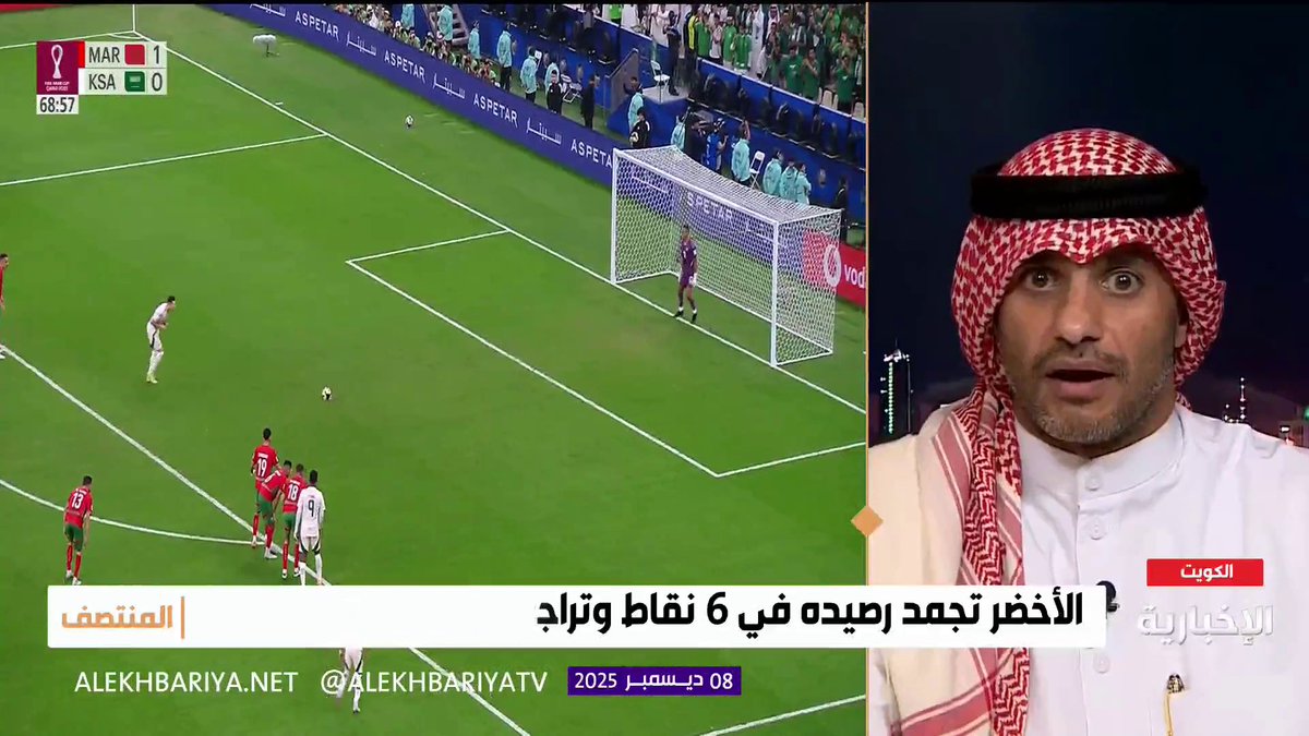 حارس الكويت سابقا نواف الخالدي لـ "المنتصف": من الطبيعي أن يضيع أي لاعب ركلة جزاء ولكن غير مقبول أن يتم تنفيذها بهذه الطريقة