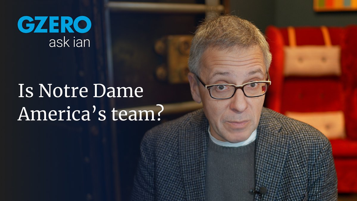 notre dame skipped their bowl game. but dominated the day anyway. very on-brand. GZERO Media