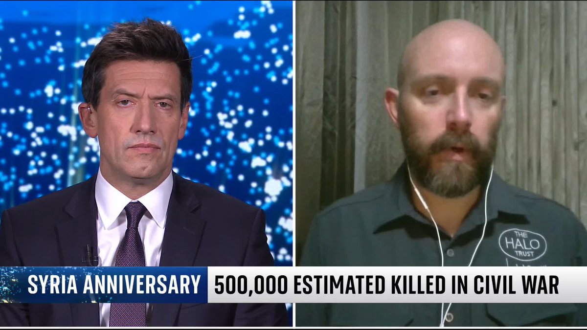 "We've had over 1,600 casualties from explosive accidents." HALO Syria programme manager Simon Jackson tells Dominic Waghorn the extent of remaining explosive devices being found one year after Assad's fall is far bigger than they expected.