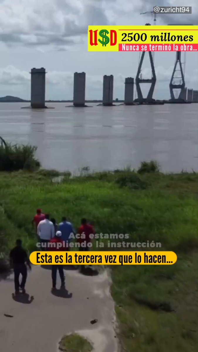 Video 2024: ¿Ya Nicolás terminó el Tercer Puente sobre el río Orinoco? Porque se suponía que debía estar listo en 2011… pero nunca se concluyó, y los 2.500 millones de dólares destinados a la obra se esfumaron.