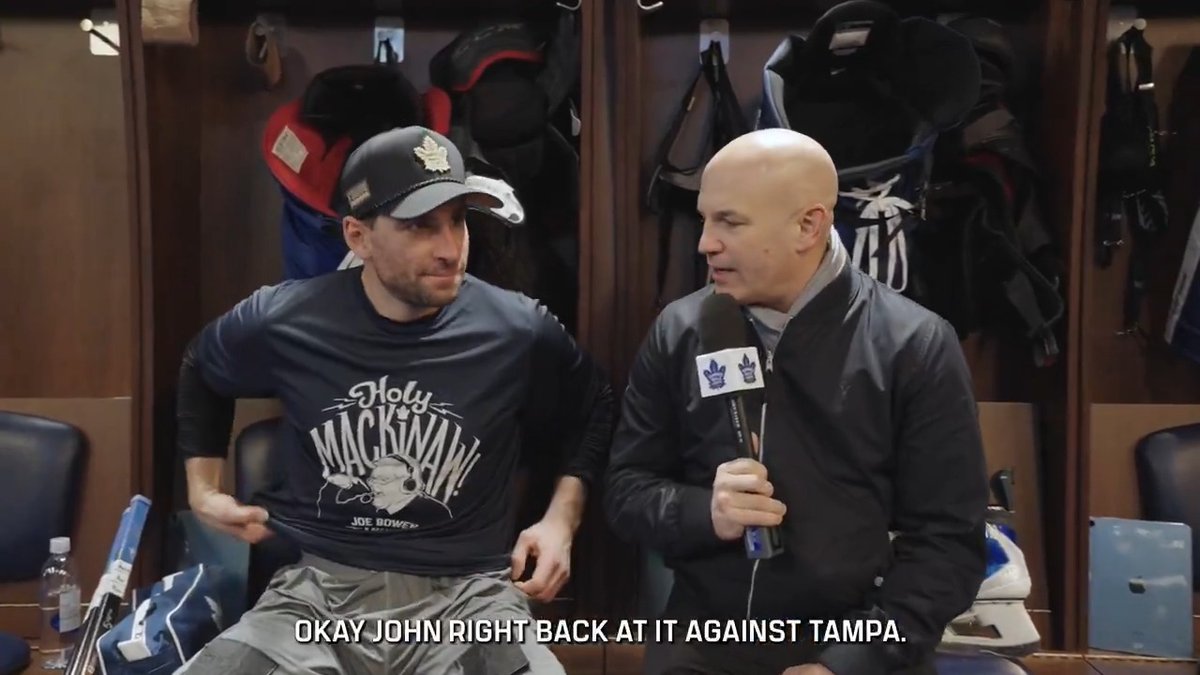 Dig in & Stick together Ryan Leslie caught up with Johnny ahead of tonight's game against the Lightning