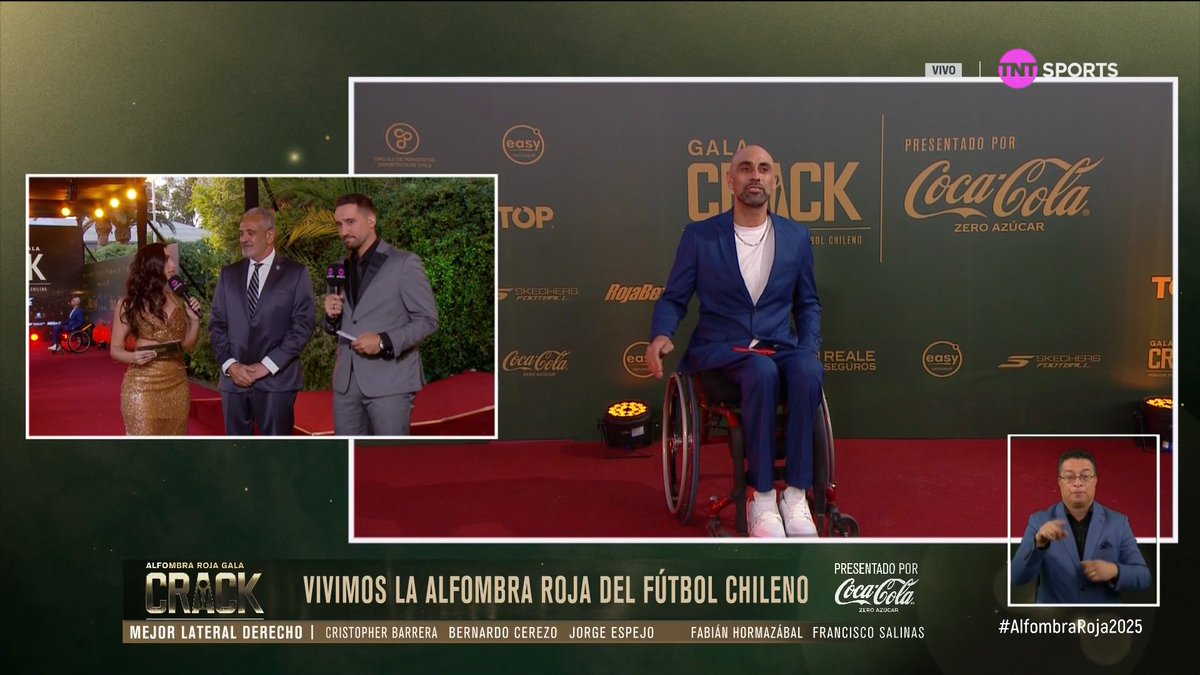 🗣⚽🇨🇱 El timonel del fútbol chileno Pablo Milad, presidente de la ANFP, dijo presente en la #GalaCrack2025 para celebrar la temporada de nuestro balompié y ya vislumbra todos los desafíos que tendremos en la campaña 2026. #AlfombraRoja2025 #GalaCrack El gran sabor de Coca-Cola Zero Azúcar #CocaColaZeroAzúcar