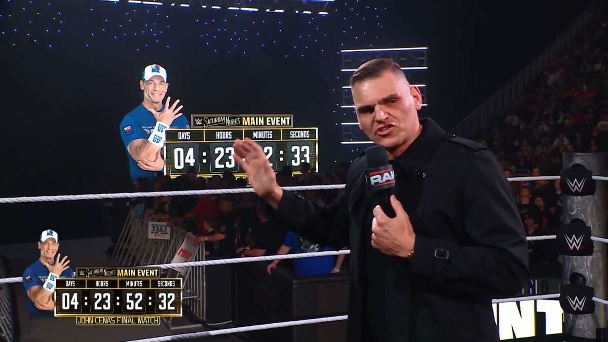 Will Gunther make John Cena give up in HIS LAST MATCH EVER this Saturday at Saturday Night's Main Event? 👀