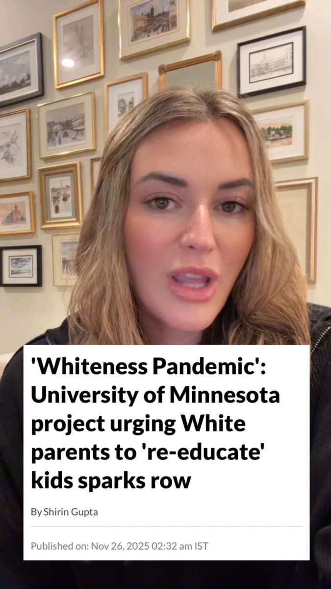 University of Minnesota researchers have described "whiteness" as a kind of pandemic or transmissible condition contributing to racism. Imagine if this was any other race.