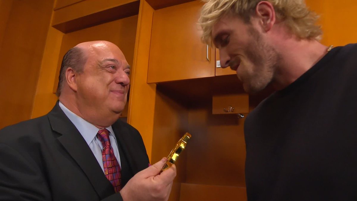 A special gift from Paul Heyman just for Logan Paul 👀