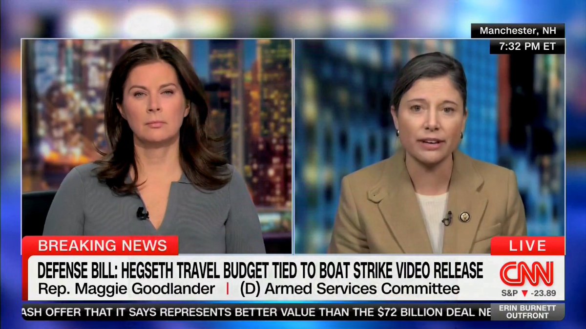 Rep. Maggie Goodlander (D-NH), who looks scared, says she doesn’t understand the strategic value of stopping drug traffickers. She adds she wants to stop cartels fueling overdose de*ths but doesn’t see how stopping their drugs helps. Can’t make this up.