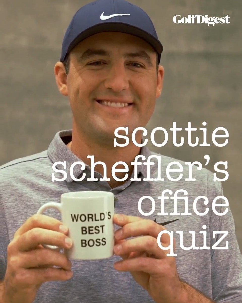 Scottie Scheffler takes 'The Office' Quiz. 👨‍💼