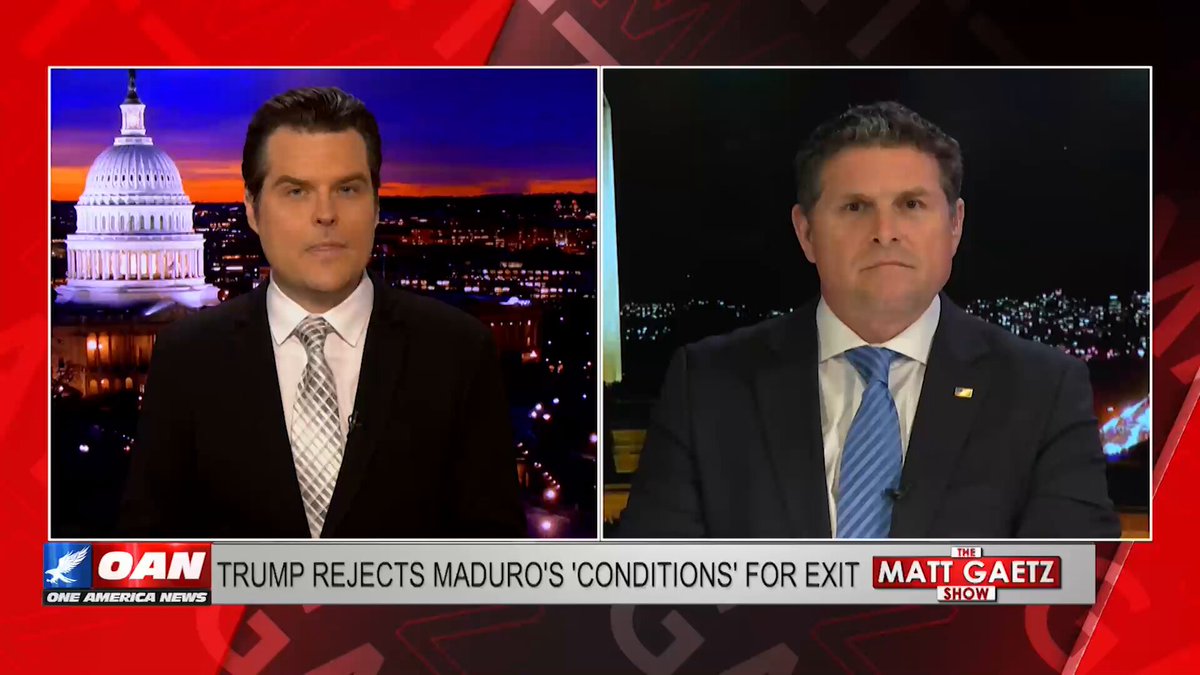 “President Trump has been quite firm in saying he stands with the Venezuelan people. And I think that the military in Venezuela will very quickly realize that it’s in their own best interest… if not for their own survival, to behave and allow for a peaceful transition of power in Venezuela.” Latin America expert Damian Merlo explains why he thinks the Venezuelan military wouldn’t put up a fight if Maduro is successfully pressured out of office. Watch the Matt Gaetz Show on OAN Live here: