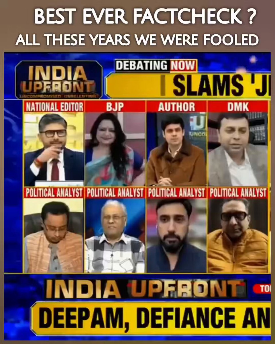 Did Shyama Prasad Mukherjee form an alliance with Muslim League in Bengal? Watch this fact check and look how the TMC Darbari got destroyed! The DMK spokie talked about freedom struggle, I dropped some Hard Facts on his ideological father Periyar. Please share this widely 🔥🔥 Vande Matram 🇮🇳