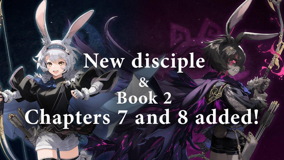 New Story Release Announcement Book 2, Wolf Brother, Chapters 7 &amp; 8 are coming soon! ✨ Plus, Estel is finally making an appearance! 🐰 We first saw Estel in the Book 1 movie, and soon she can be recruited by battling through the story. ♪ Enjoy! #FEShadows #FireEmblem