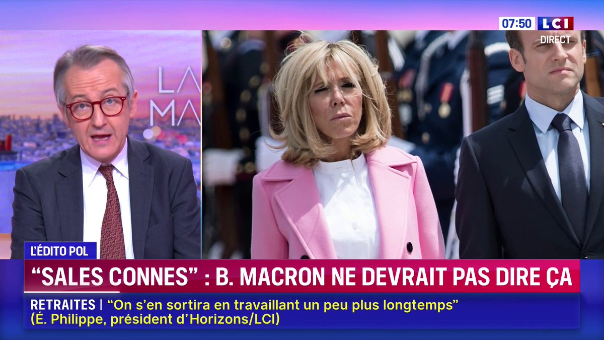 🔴 "Sales connes" : Brigitte Macron insulte les militantes féministes qui ont interrompu le spectacle d’Ary Abittan, accusé de viol et innocenté 🗣️ "Une première dame ne doit pas traiter des femmes de connes ! C'est une séquence indéfendable." ▶️ L'édito pol' de Christophe Barbier