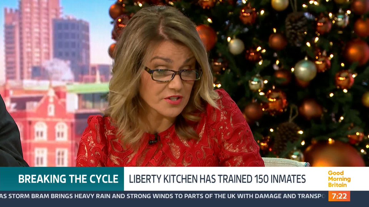 'Is one answer to start building more prisons or is it more schemes like Liberty Kitchen to have fewer people in prison?' Susanna Reid asks Prison Minister James Timpson about what should be done to tackle the current prison crisis.