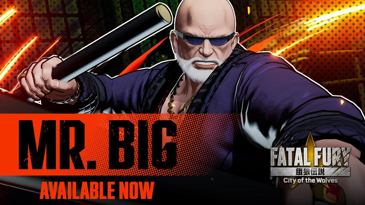 DLC character Mr. Big comes out today! 💥 More BIG news as well, a balance patch is coming in January‼️ We'll share the details at a later date. #CotW #CotW_MrBig