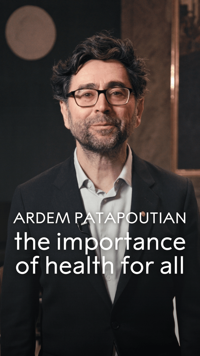 Medicine laureate Ardem Patapoutian will be watching Nobel Week Dialogue today - will you? In an hour we will start livestreaming our conference Nobel Week Dialogue where the topic of health will be discussed. Join us online by watching Nobel Prize laureates and experts as they discuss how we can to achieve health for all in the face of striking inequalities and humanitarian crises. Watch the dialogue here:
