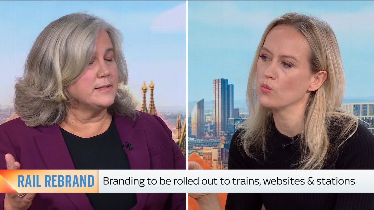 🗣️ 'Are rail prices going to come down in the govt's rail rebrand?' - Sophy Ridge Listen to Transport Secretary Heidi Alexander MP's response ⬇️