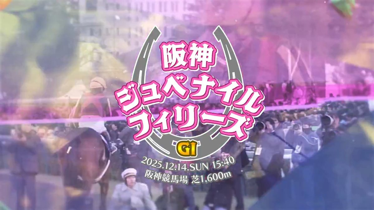 - 未来へ続く若き牝馬たちの挑戦 - #阪神ジュベナイルフィリーズ （GⅠ） 12月14日（日）15:40 発走