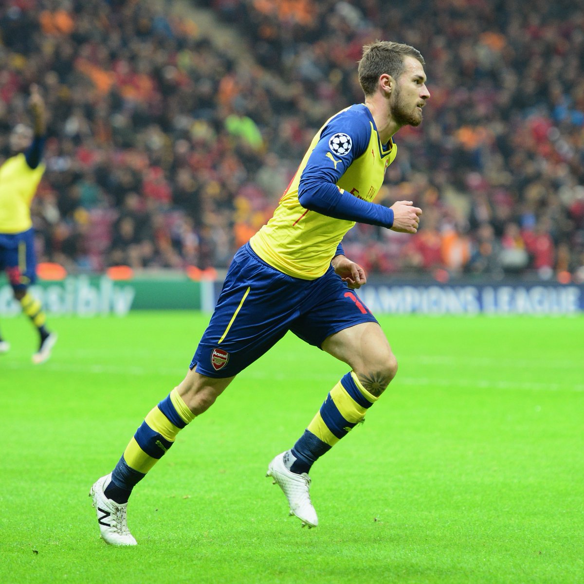 Simply breathtaking... 11 years ago today, Aaron Ramsey scored one of the greatest Champions League goals you'll see 😍