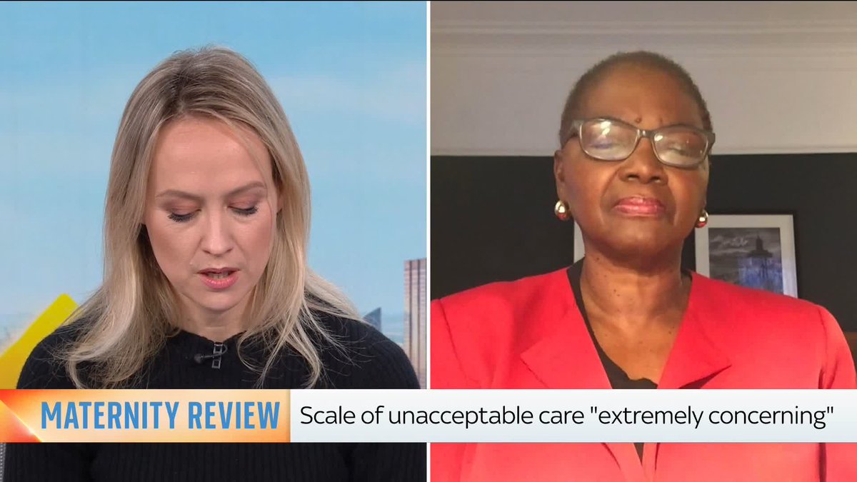 'I have been shocked because there have been so many reviews - over 748 recommendations have been made previously' Sophy Ridge is joined by the Chair of the National Review of Maternity Care in England, Baroness Amos, as the findings were released today ⬇️