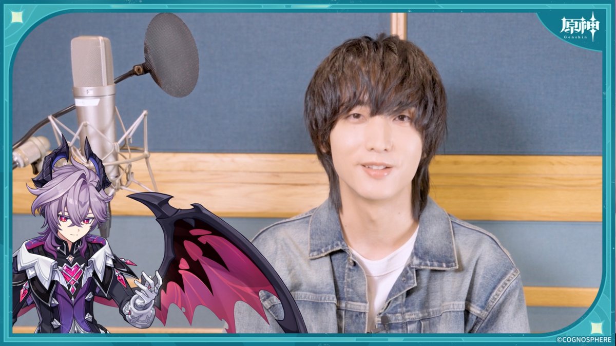 【声優インタビュー】 #ドゥリン 役を務める声優、小林千晃さんの収録後キャストインタビュームービーを公開しました。 🎁フォロー&リポストで 抽選で2名様に #小林千晃 さんのサイン色紙をプレゼント! ▼YouTube版 #原神 #Genshin