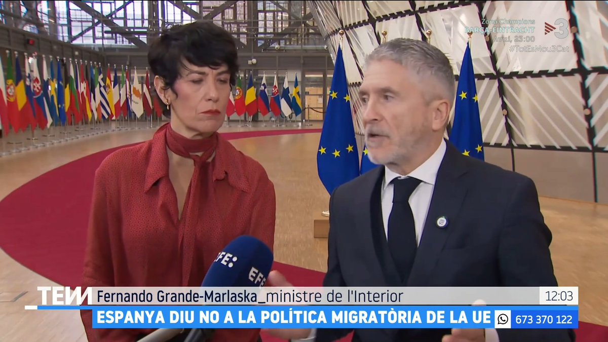 🔴 Espanya diu "No" a la política migratòria de la UE. Europa gira a la dreta i compra les polítiques de Giorgia Meloni a Itàlia. #TotEsMou3Cat ▶