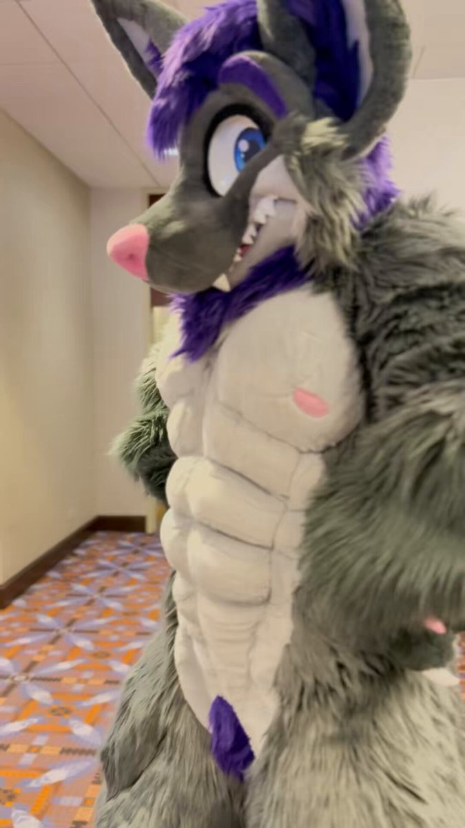I’d been hoping to make some content with AWRORA 🐶 @MEGAPLEX for a while now. At #MFF2025 she was literally the first person whom I met.😂 🐺: More Fur Less Handler/📸: Saber