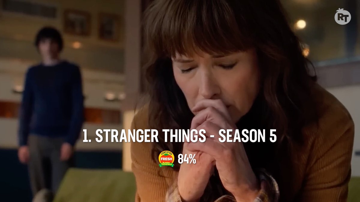 #StrangerThings: Season 5 is the most popular TV show on Rotten Tomatoes.