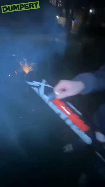 Minigun vuurwerk….