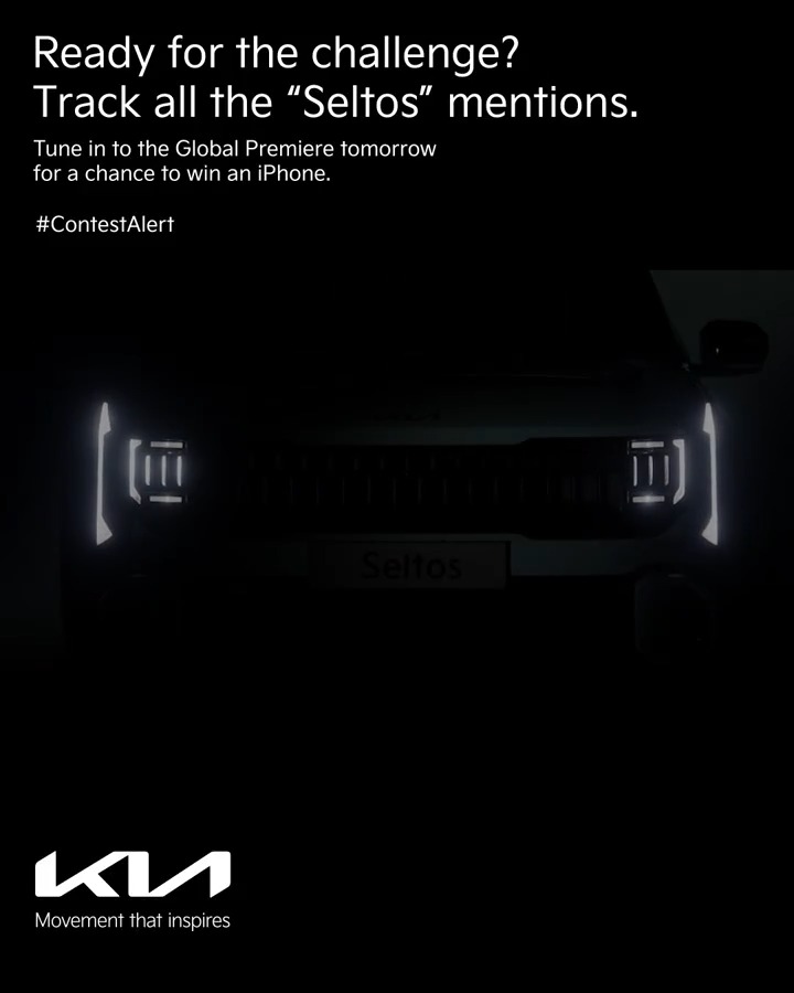 The badass is back with a challenge you can’t miss! Watch The all-new Kia Seltos Global Premiere on Dec 10, count every “Seltos” & comment with #BadassForever to win an iPhone! Set a reminder now: T&C apply*