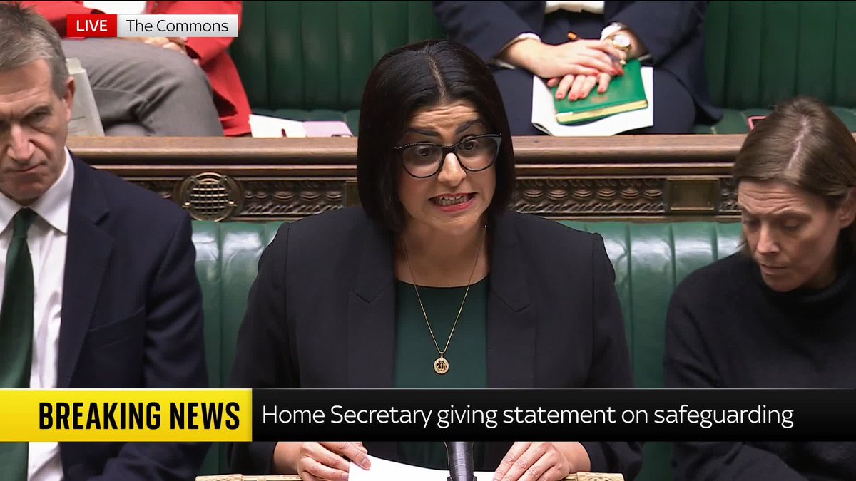 Home Secretary Shabana Mahmood announces the chair and panel of the grooming gangs inquiry. Former children's commissioner Baroness Anne Longfield will chair the inquiry, which will conclude within three years and have a £65m budget. Latest 🔗 📺 Sky 501