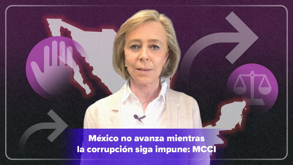 🔴🗣️ En el Día Internacional contra la Corrupción, en MCCI alertamos sobre el deterioro del Estado de derecho, el debilitamiento institucional y la impunidad en México. La sociedad civil es aliada, no enemiga: