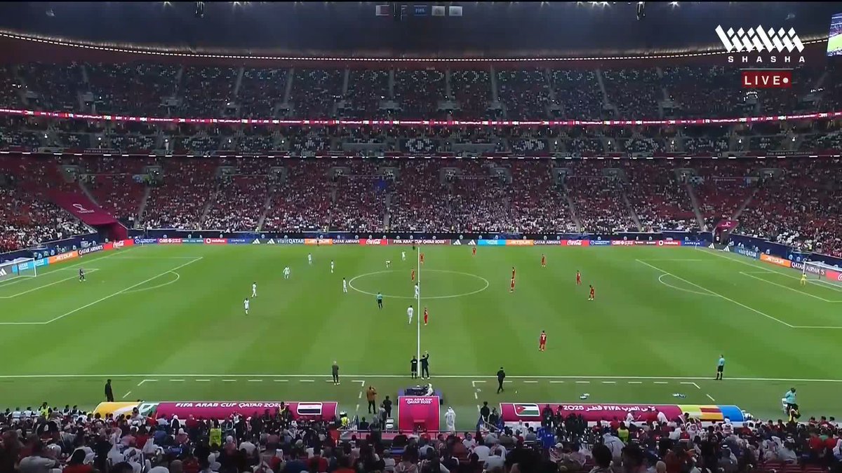 بداية المباراة 🏁 مصر 🆚 الأردن تابعوا المباراة وباقي المواجهات في #كأس_العرب_على_شاشا 🏆💫 شاهد الآن مجاناً وبدون تسجيل دخول 📺