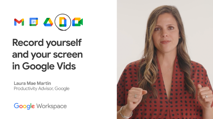 Add a personal touch to your screen recordings 🎬 Google Vids lets you record yourself and your screen in one go. Try it today at